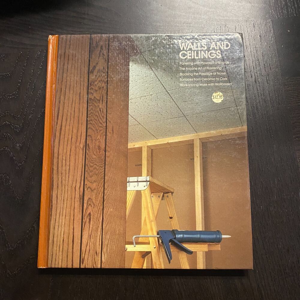 Walls and Ceilings (Home Repair and Improvement) - Hardcover - GOOD